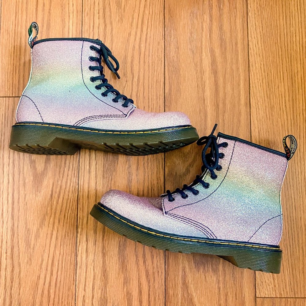 Rainbow Glitter Doc Marten Boots